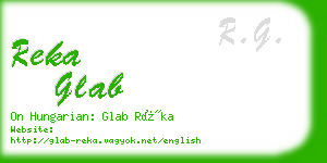 reka glab business card